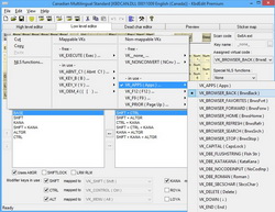 KbdEdit Screenshot -- Low Level Layout Editing