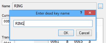 KbdEdit dead character key name