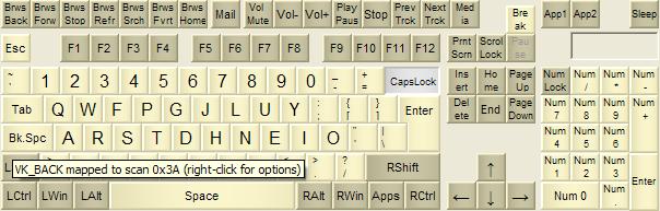 KbdEdit example Colemak Swapped Caps Lock and Backspace virtual key scan code
