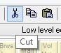 KbdEdit toolbar clipboard commands