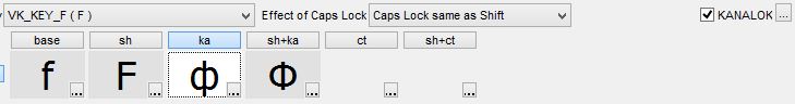 KbdEdit multiple languages / alphabets using KANA and KANALOK