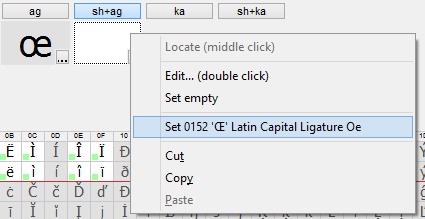 KbdEdit popup hint Uppercase equivalent