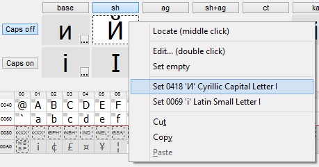 KbdEdit popup hint upper / lower case equivalents