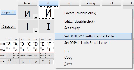 KbdEdit popup hint upper / lower case equivalents