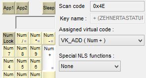 KbdEdit virtual code combo box value assigned to numpad plus