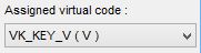 KbdEdit virtual key combo letter