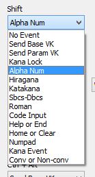 KbdEdit Special NLS function editor dialog function types dropdown