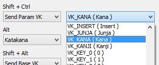 KbdEdit Special NLS function editor dialog param VK dropdown