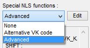 KbdEdit Special NLS function dropdown Advanced